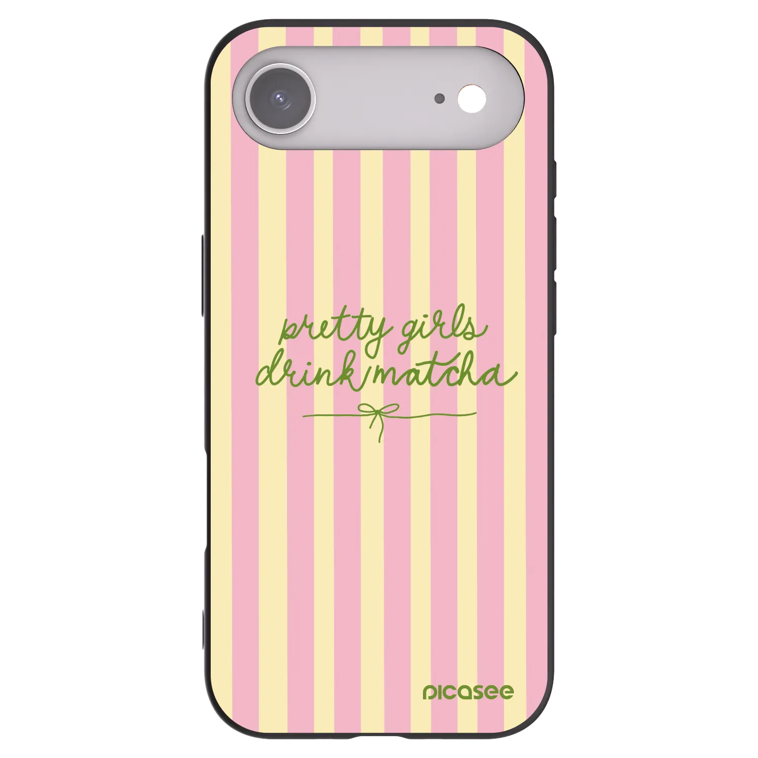 Picasee silikónový čierny obal pre Apple iPhone Air - Pretty matcha