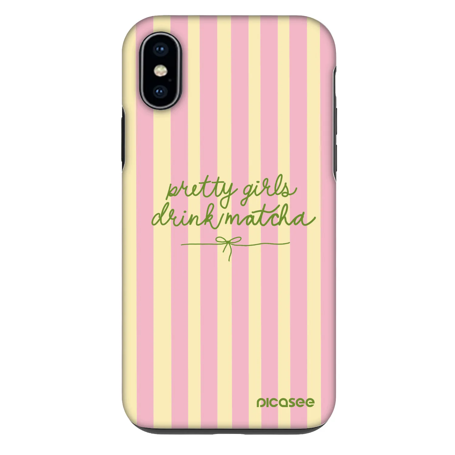Picasee Fashion Case pre Apple iPhone X/XS - Pretty matcha