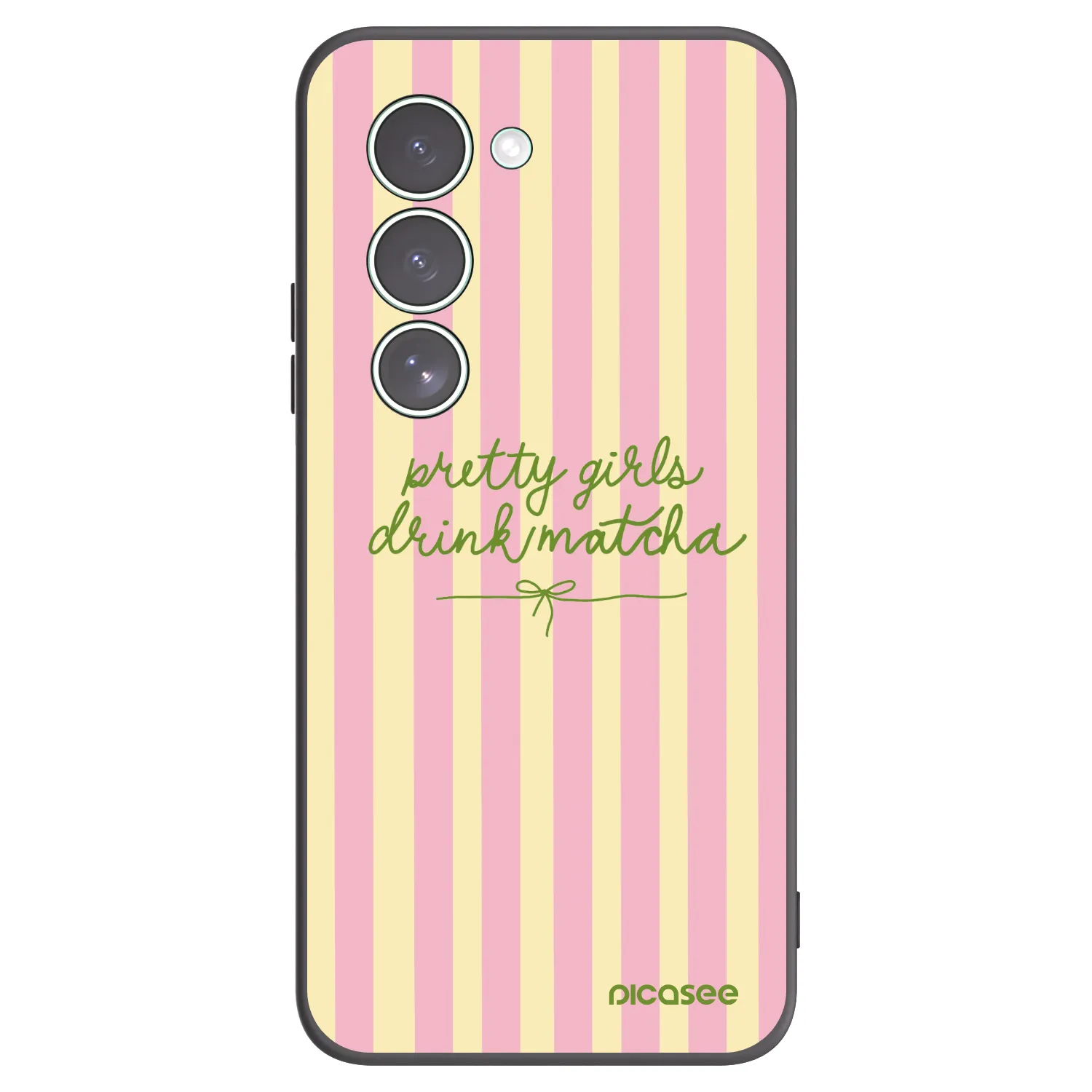 Picasee silikónový čierny obal pre Xiaomi Redmi 15 5G - Pretty matcha