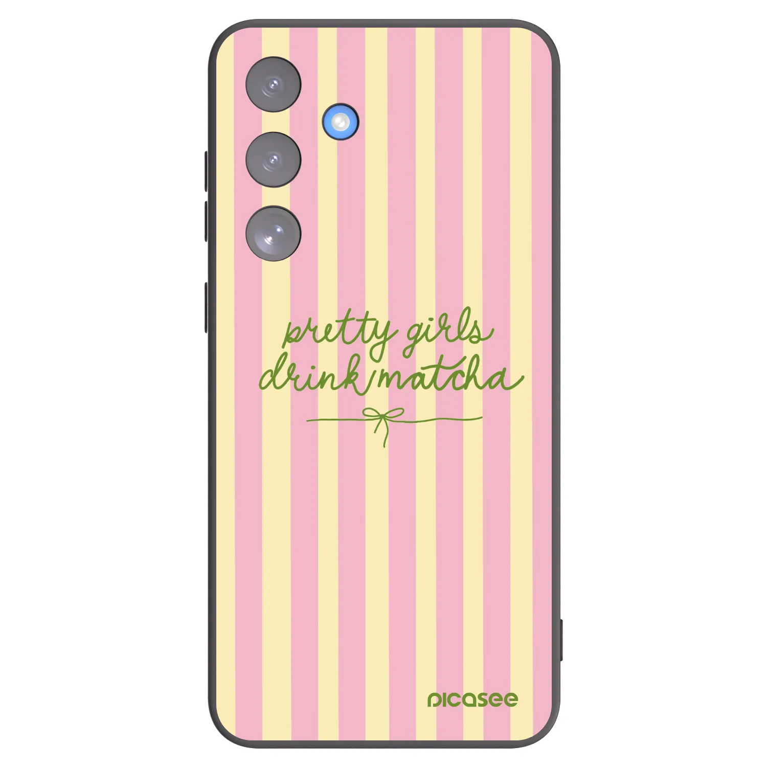 Picasee silikónový čierny obal pre Samsung Galaxy S25 FE 5G - Pretty matcha