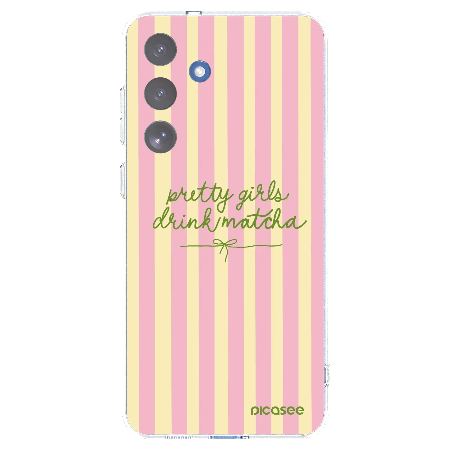 Picasee silikónový prehľadný obal pre Samsung Galaxy S25 FE 5G - Pretty matcha