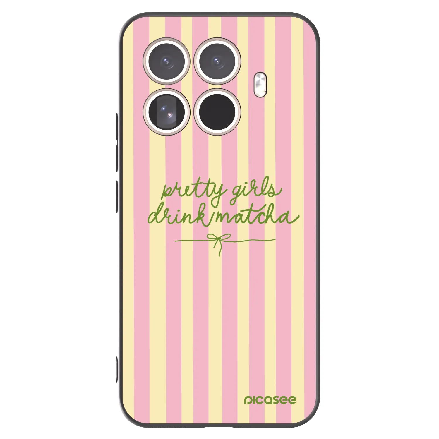 Picasee silikónový čierny obal pre Xiaomi 15T Pro - Pretty matcha
