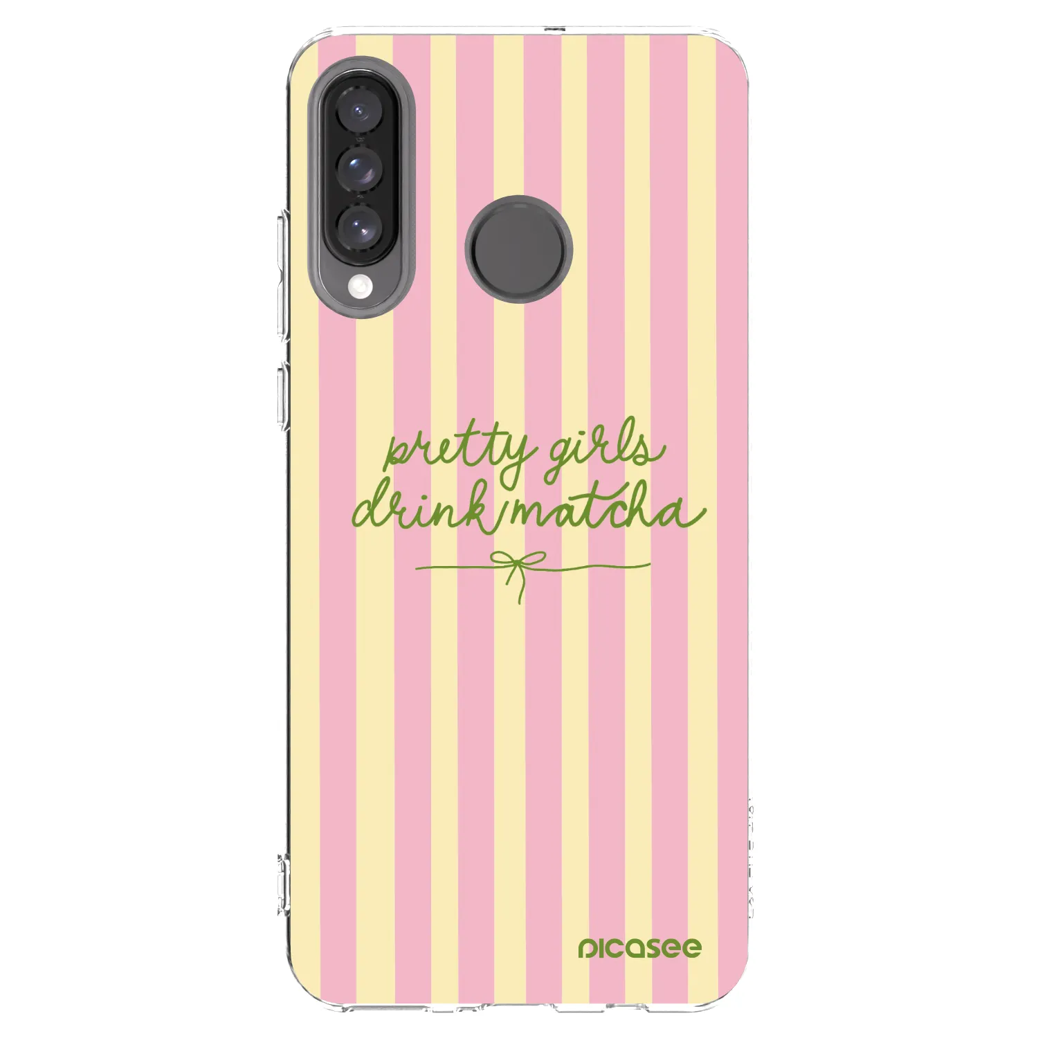 Picasee silikónový prehľadný obal pre Huawei P30 Lite - Pretty matcha