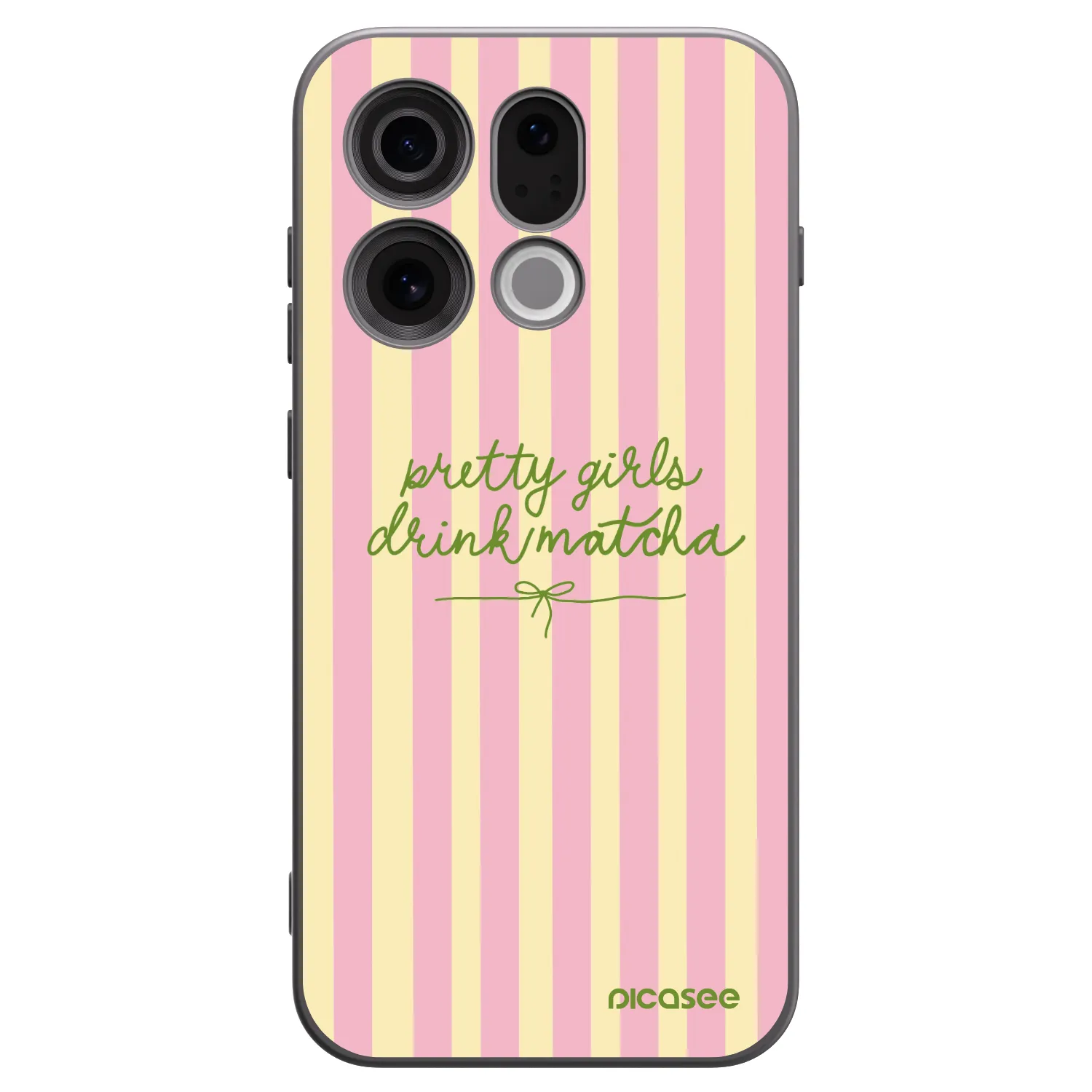 Picasee silikónový čierny obal pre OPPO Find X9 - Pretty matcha