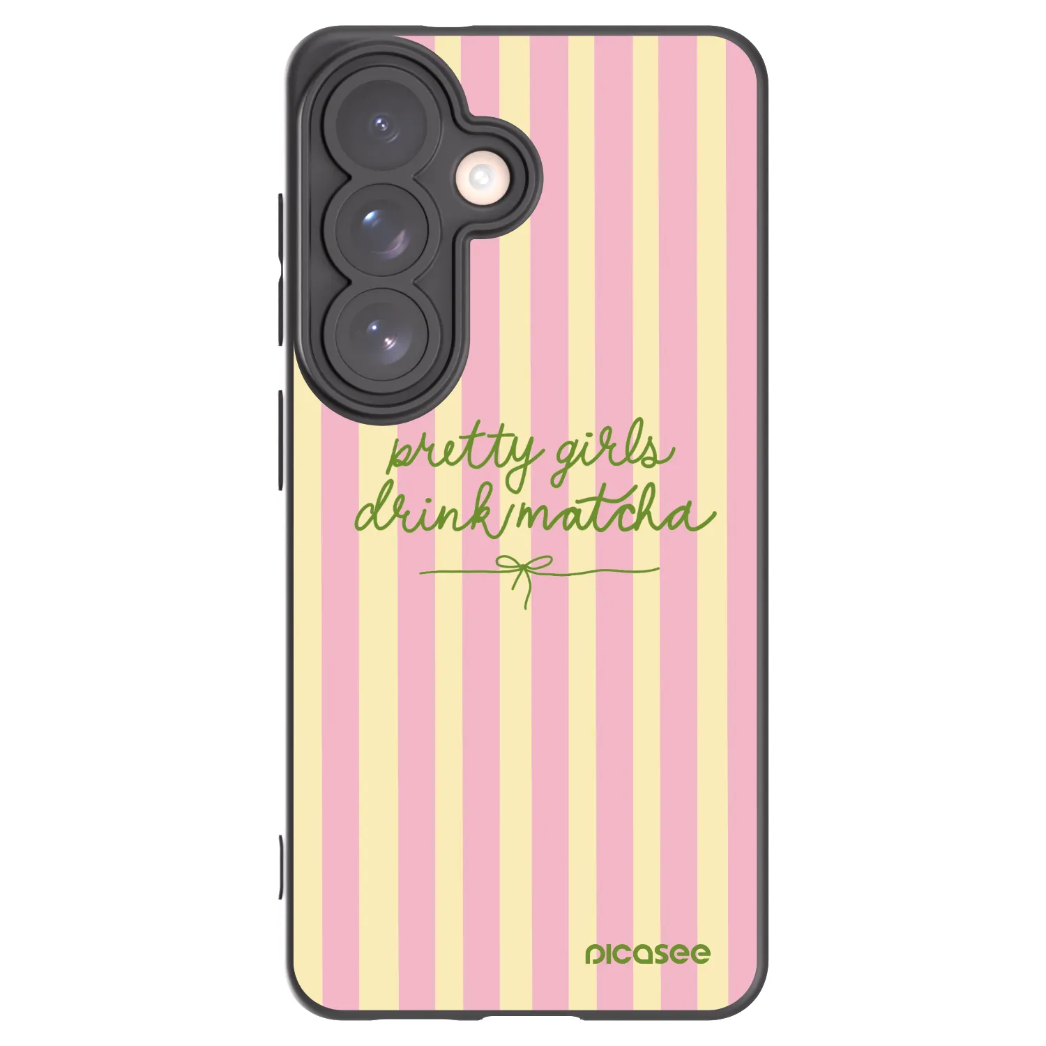 Picasee silikónový čierny obal pre Samsung Galaxy S26 - Pretty matcha