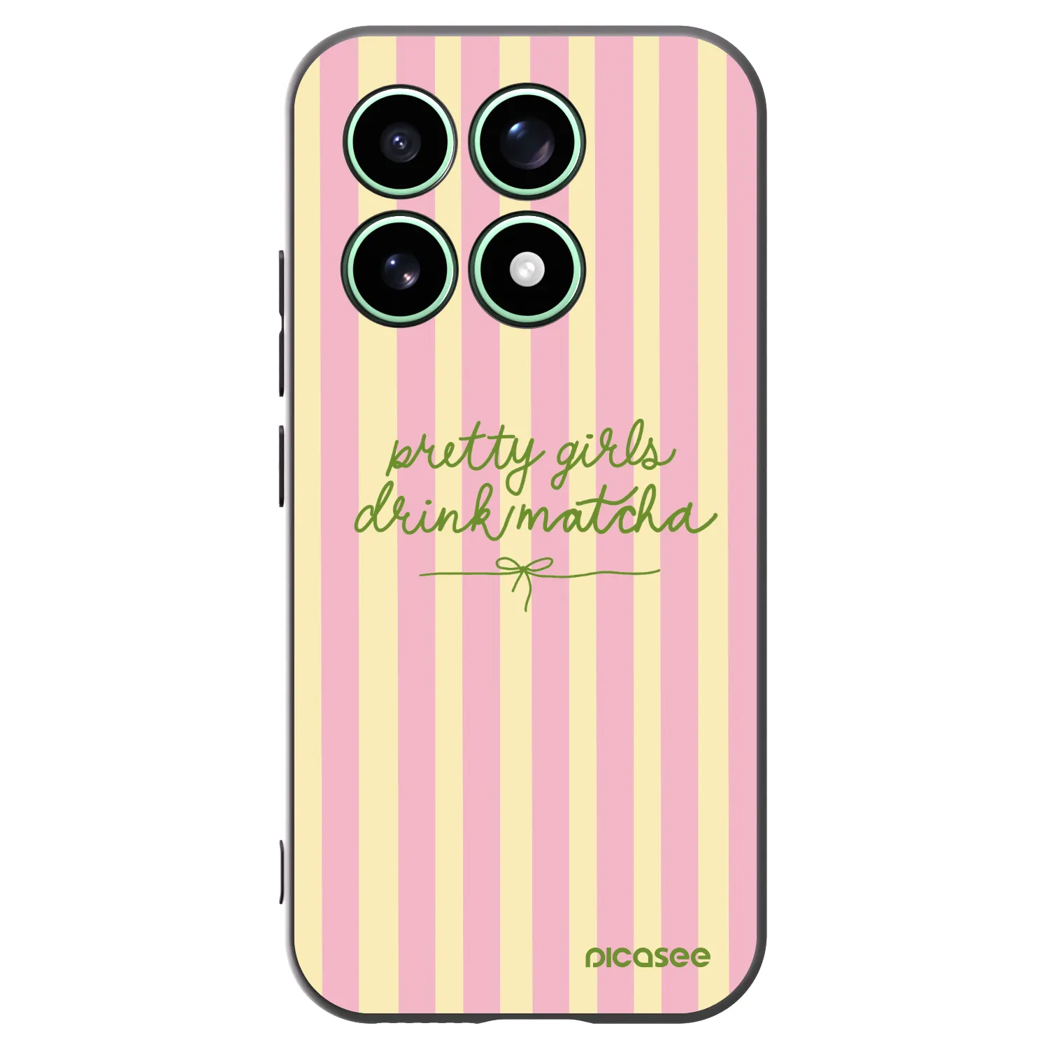 Picasee silikónový čierny obal pre Xiaomi 17 - Pretty matcha