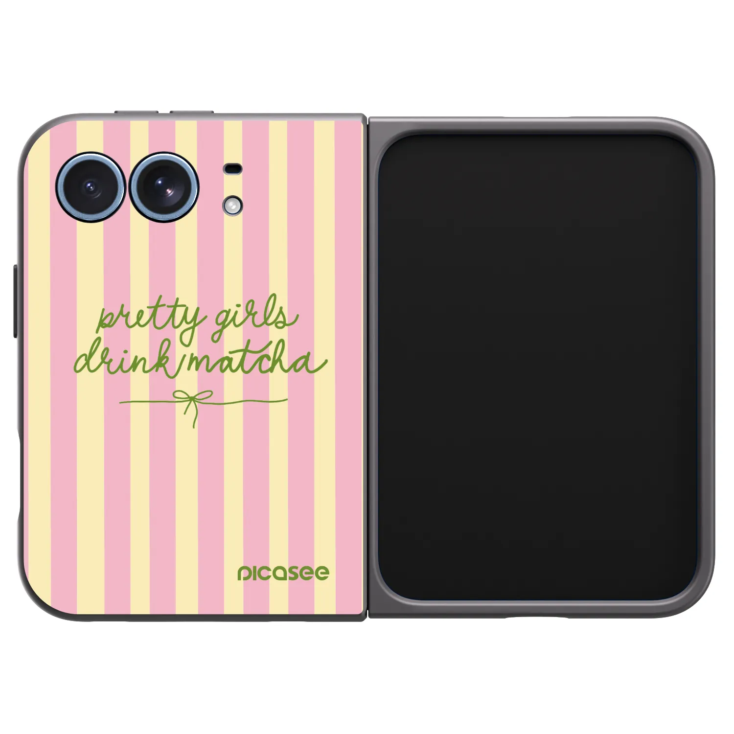 Picasee silikónový čierny obal pre Apple iPhone Ultra - Pretty matcha