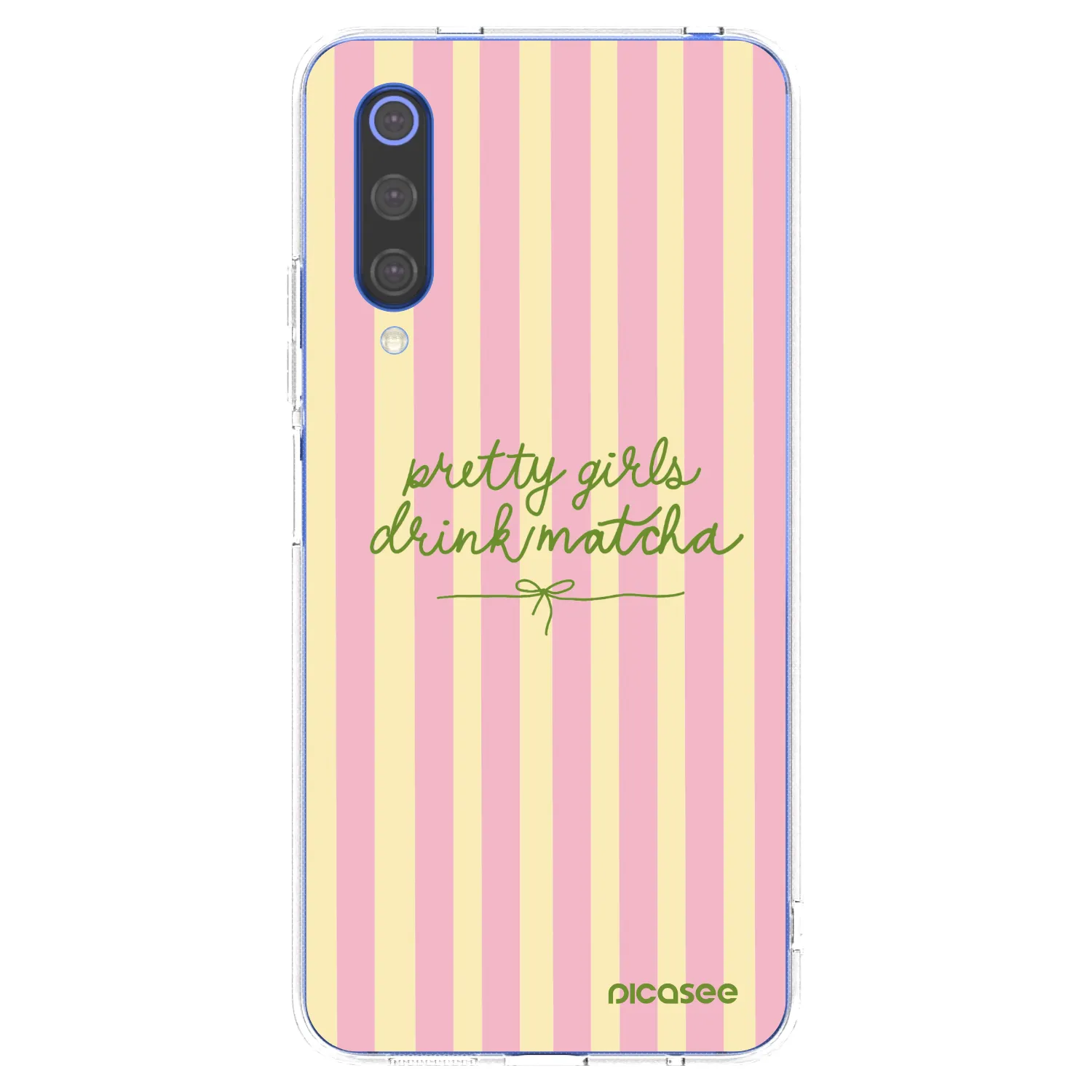 Picasee silikónový prehľadný obal pre Xiaomi Mi 9 SE - Pretty matcha