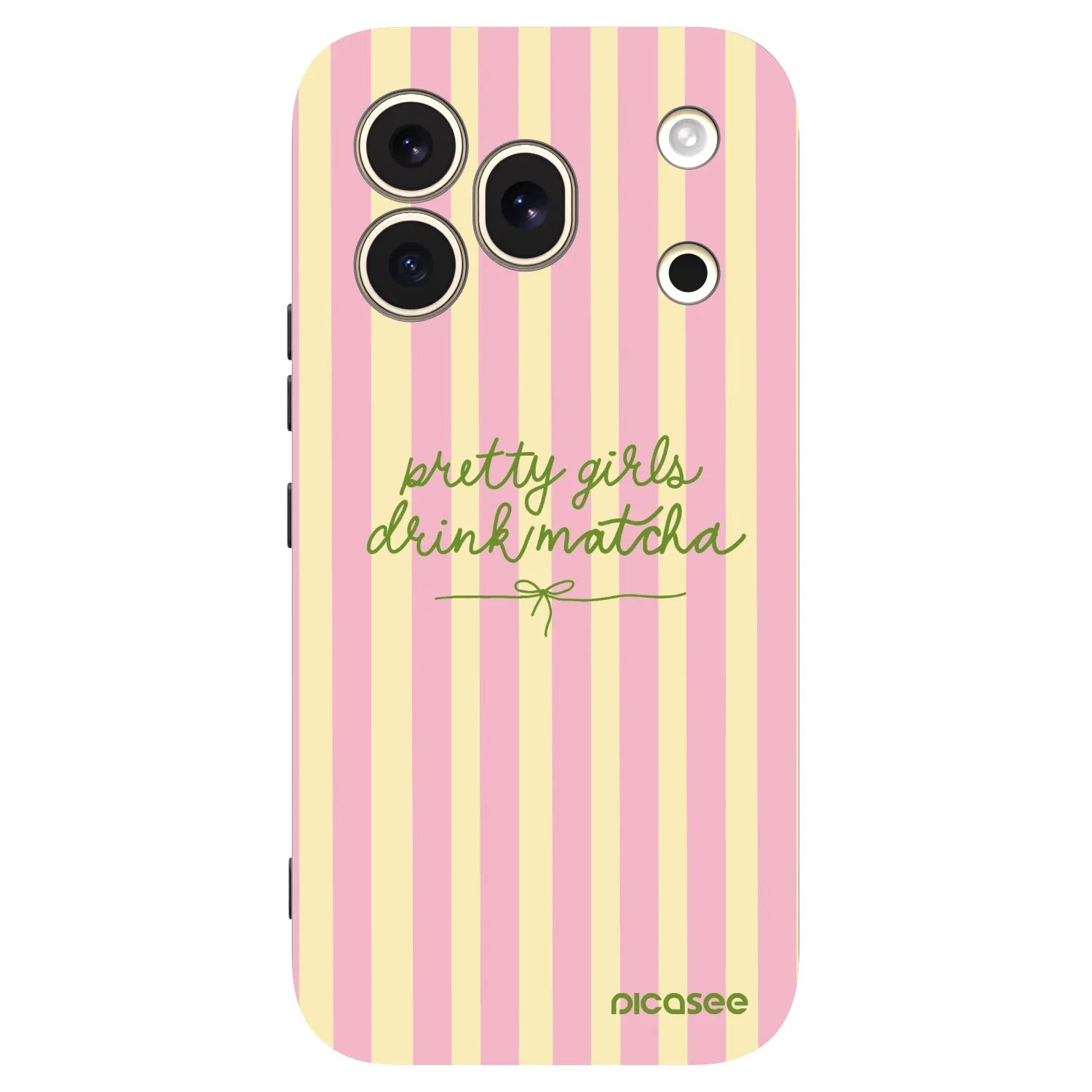 Picasee silikónový čierny obal pre Honor 600 Pro - Pretty matcha