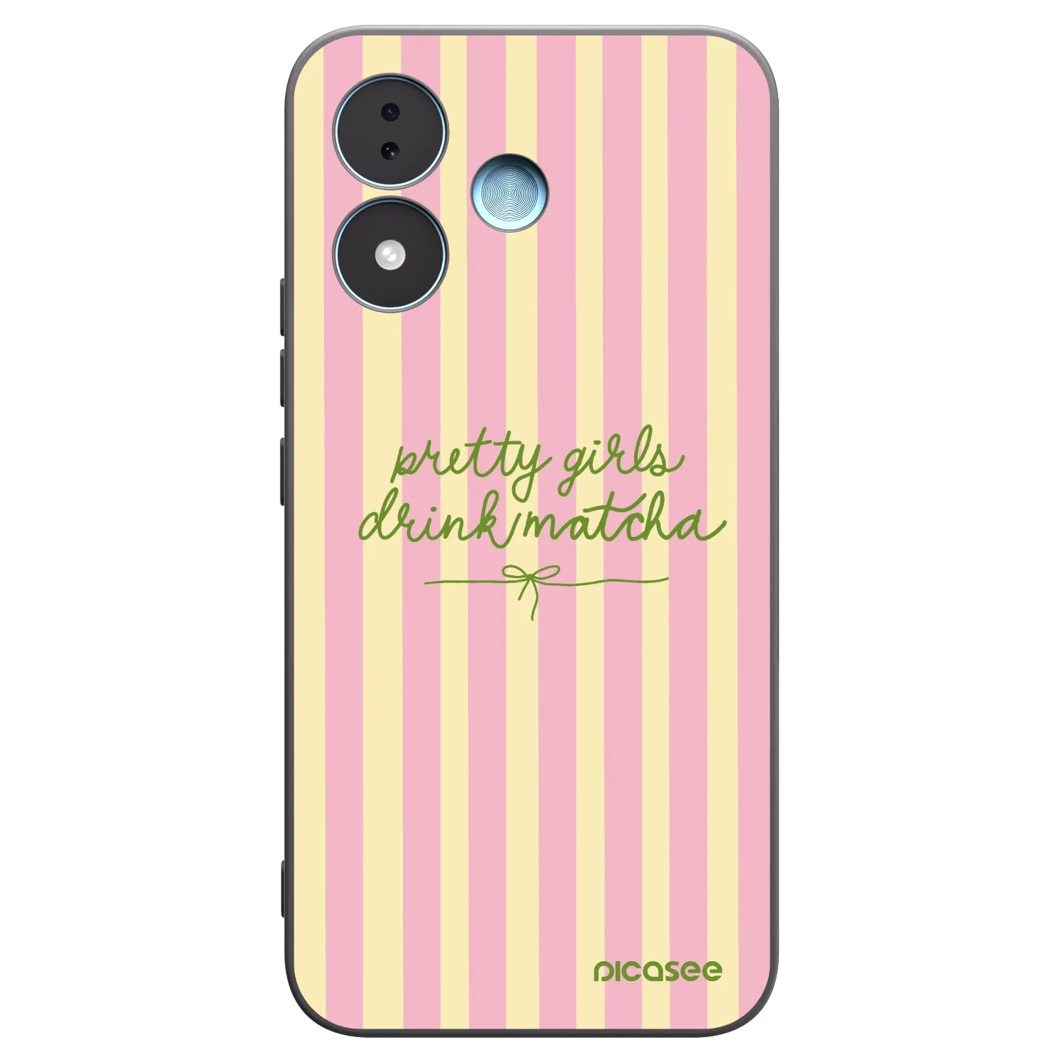 Picasee silikónový čierny obal pre Xiaomi Redmi Note 17 5G - Pretty matcha