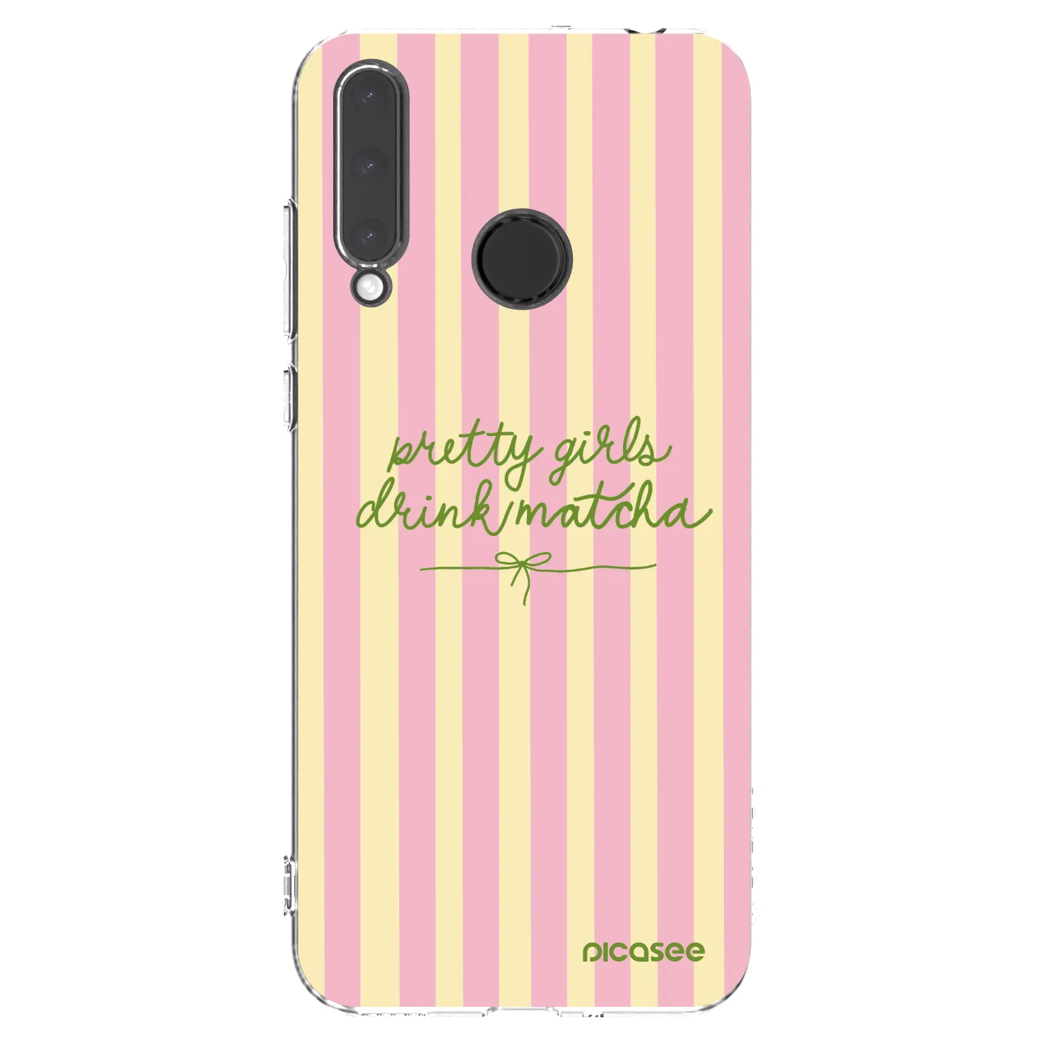 Picasee silikónový prehľadný obal pre Honor 20 Lite - Pretty matcha