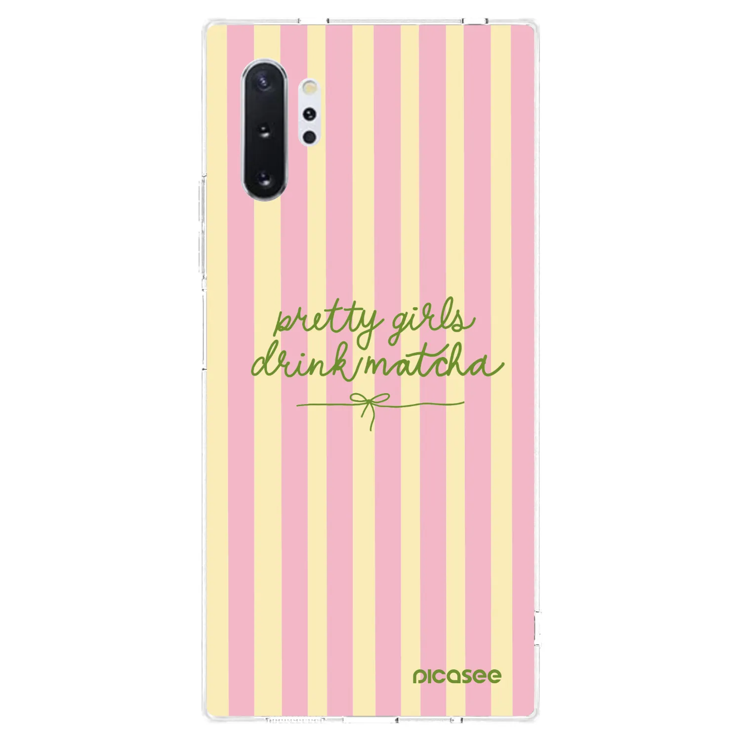 Picasee silikónový prehľadný obal pre Samsung Galaxy Note 10+ N975F - Pretty matcha