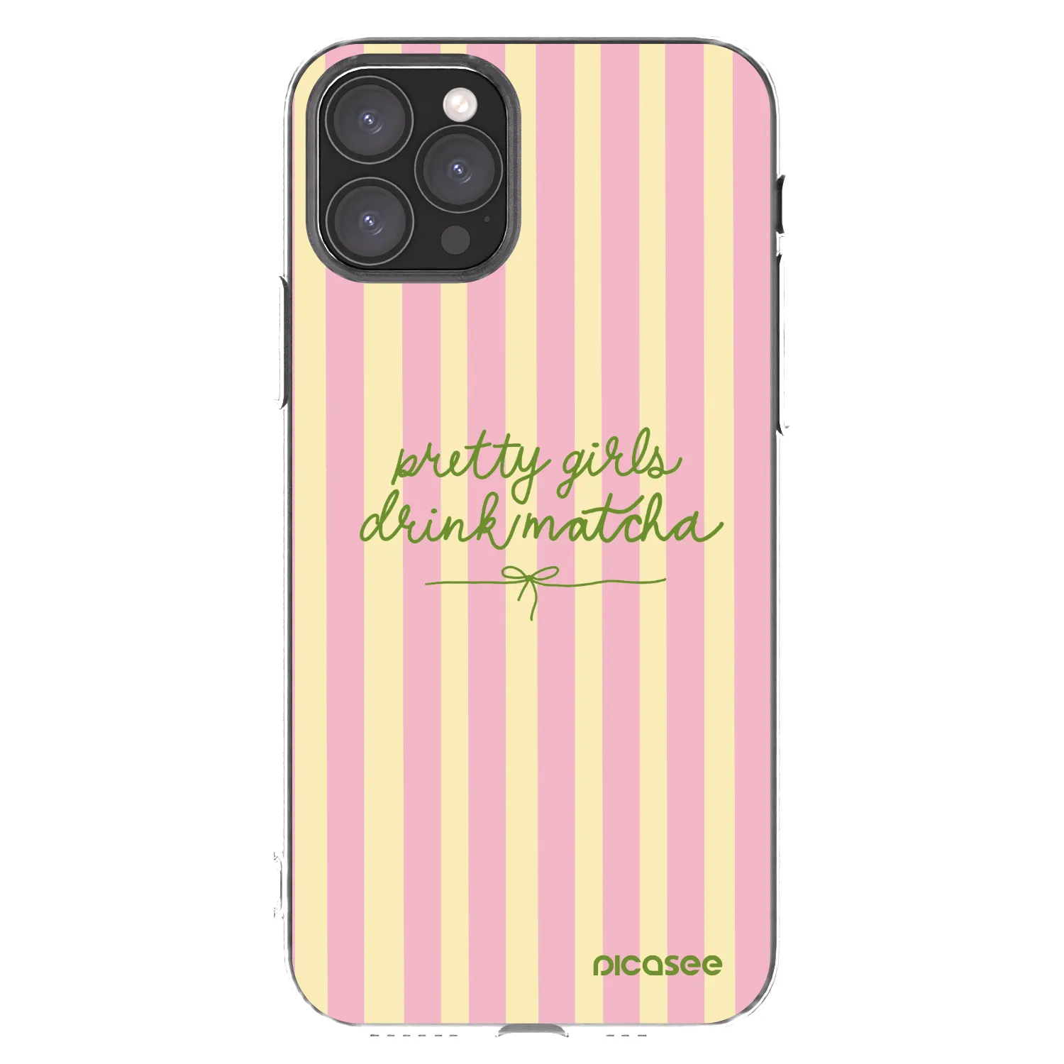 Picasee silikónový prehľadný obal pre Apple iPhone 11 Pro - Pretty matcha