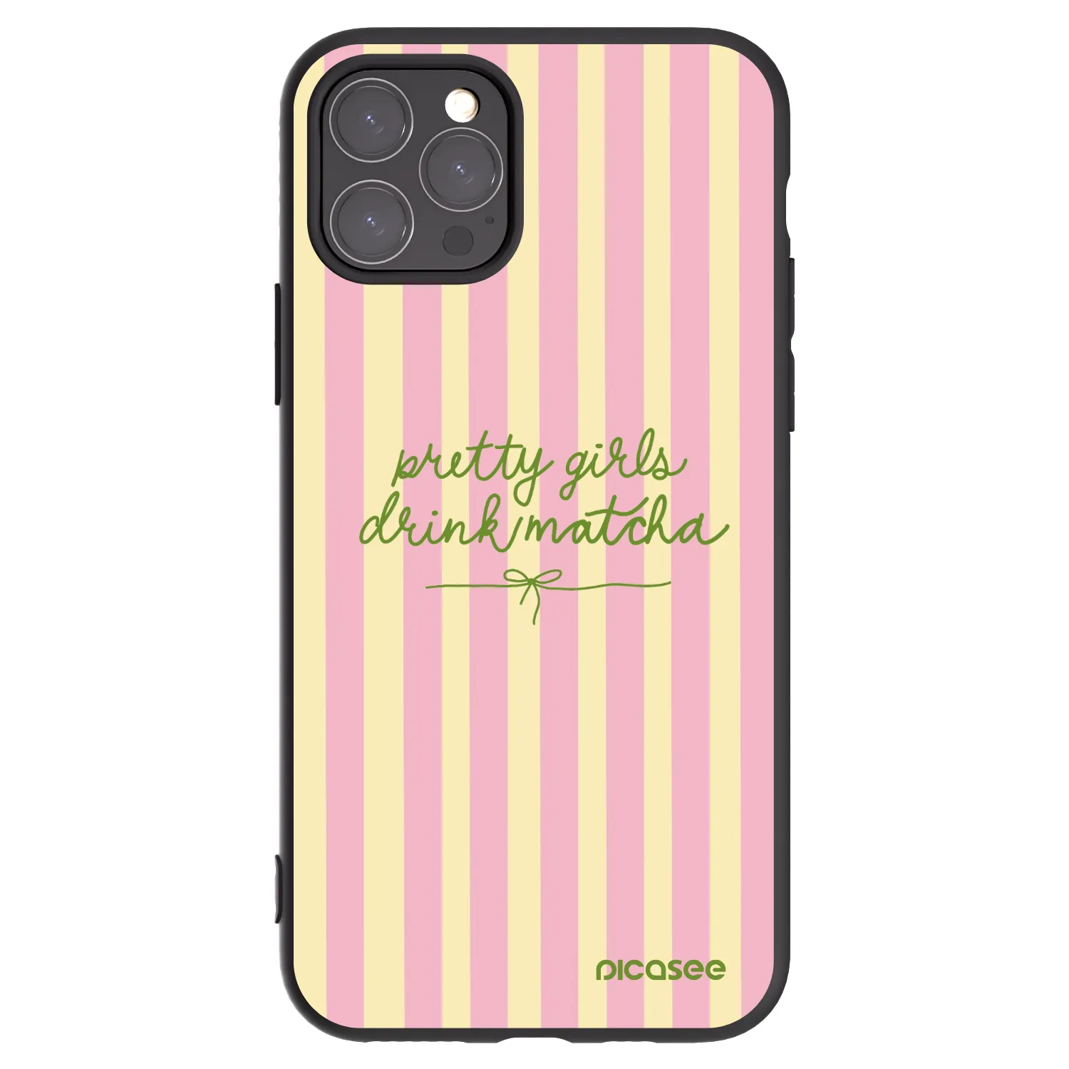 Picasee silikónový čierny obal pre Apple iPhone 11 Pro - Pretty matcha