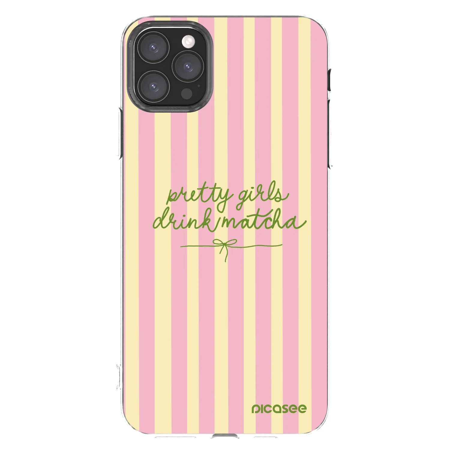 Picasee silikónový prehľadný obal pre Apple iPhone 11 Pro Max - Pretty matcha
