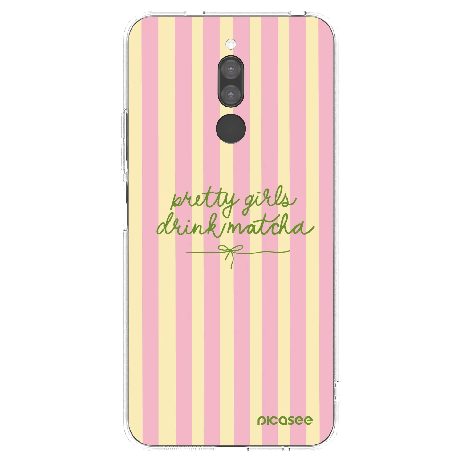 Picasee silikónový prehľadný obal pre Xiaomi Redmi 8 - Pretty matcha