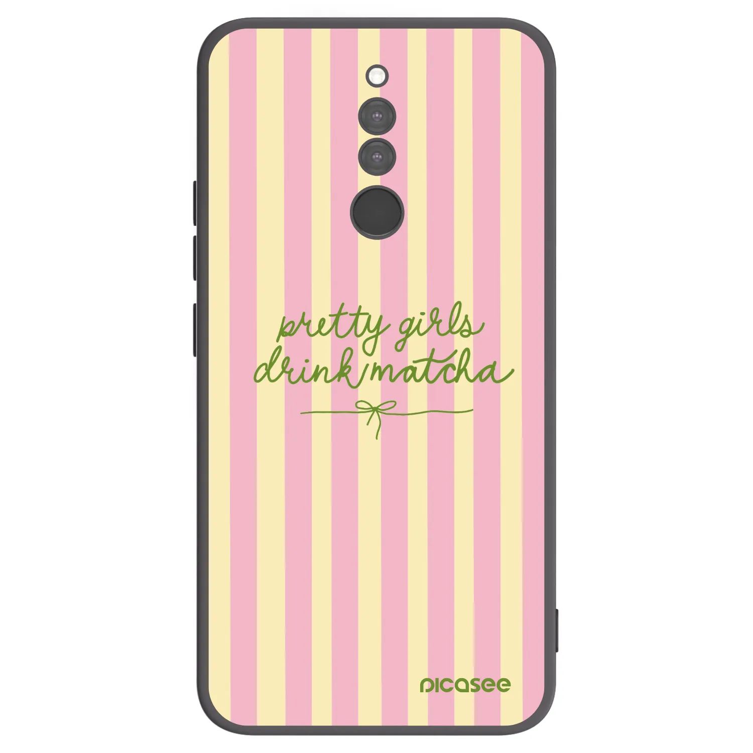 Picasee silikónový čierny obal pre Xiaomi Redmi 8 - Pretty matcha
