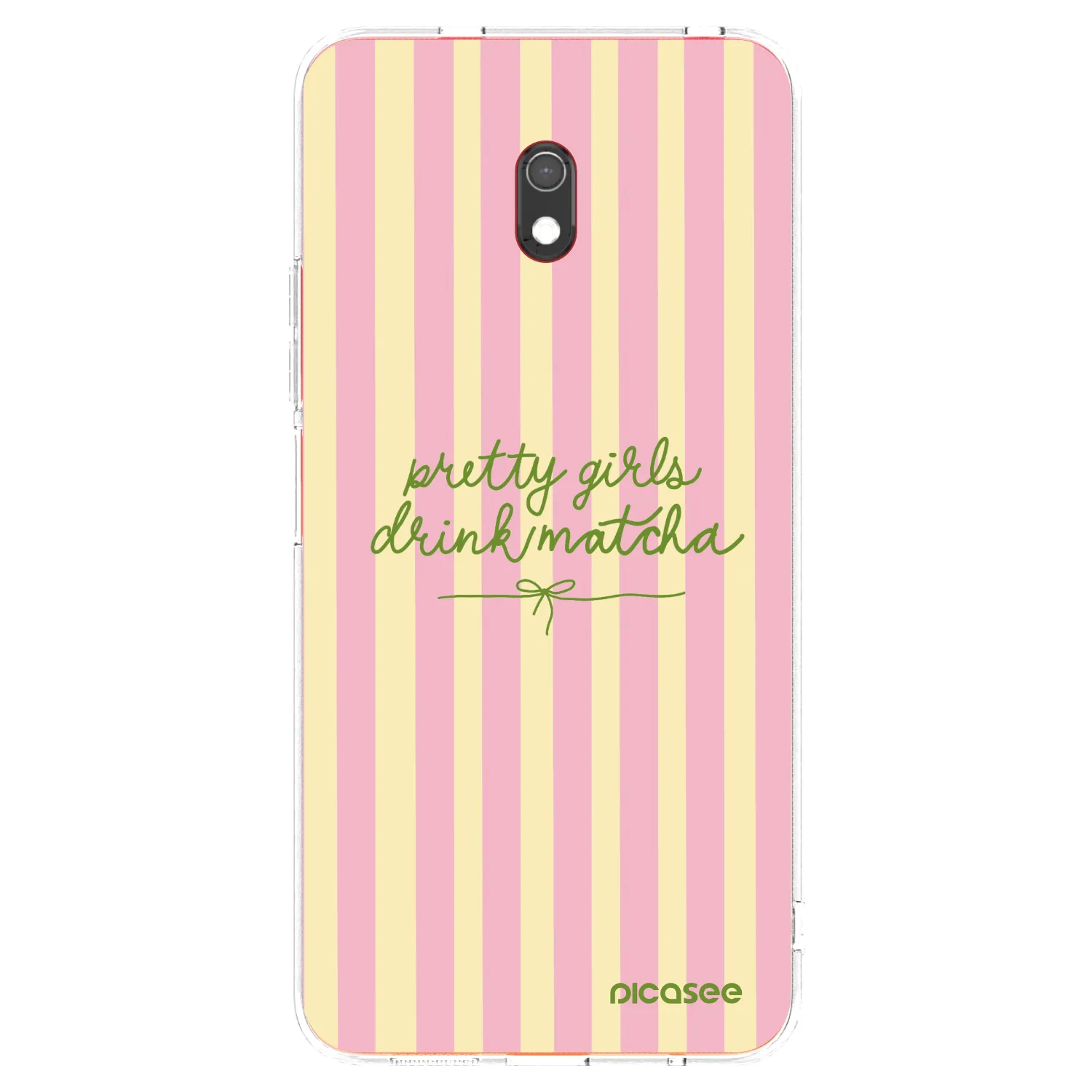 Picasee silikónový prehľadný obal pre Xiaomi Redmi 8A - Pretty matcha