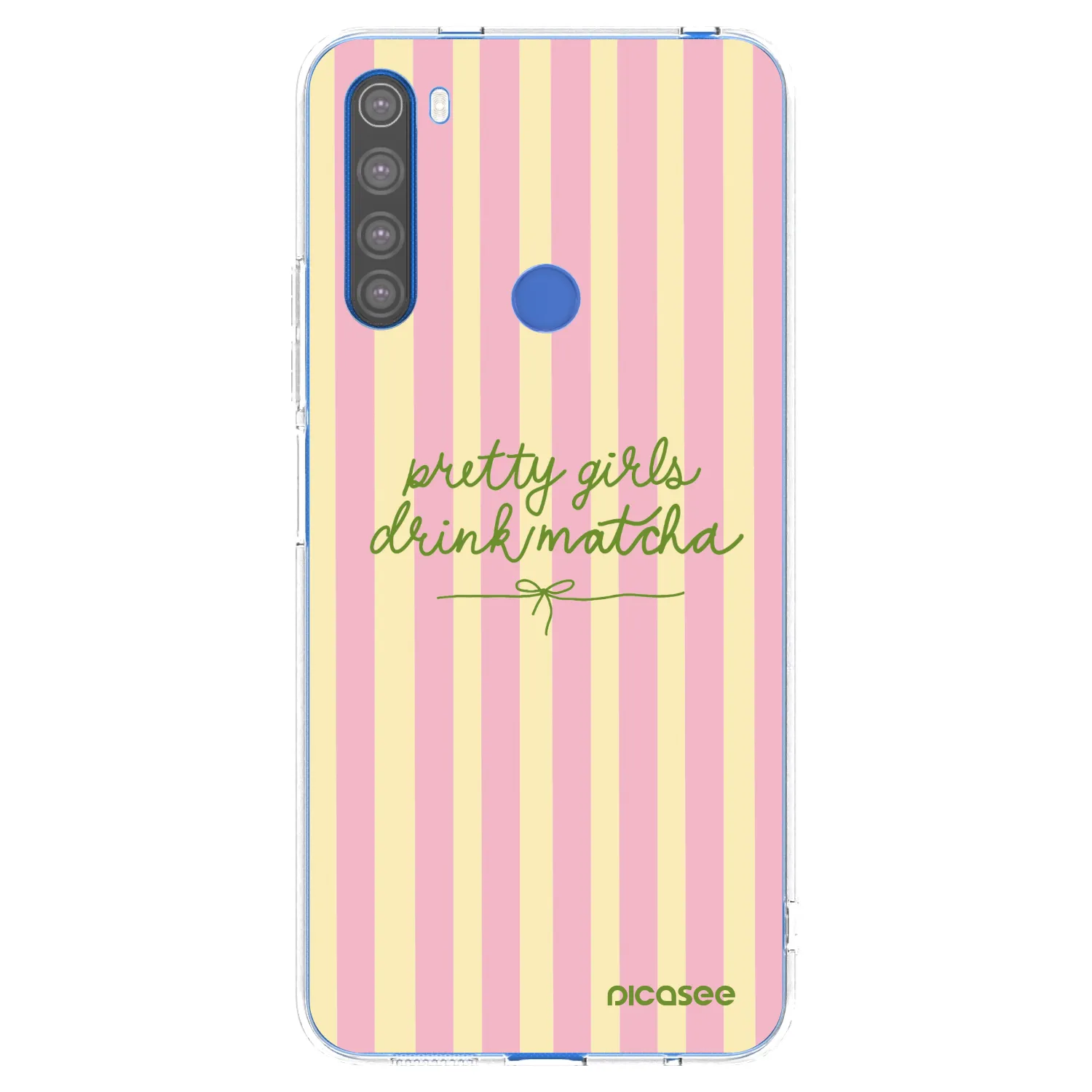 Picasee silikónový prehľadný obal pre Xiaomi Redmi Note 8T - Pretty matcha