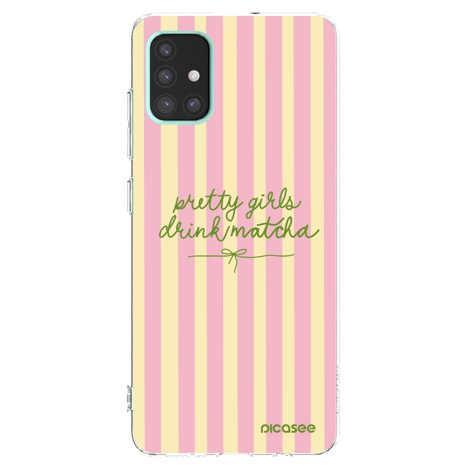 Picasee silikónový prehľadný obal pre Samsung Galaxy A51 A515F - Pretty matcha