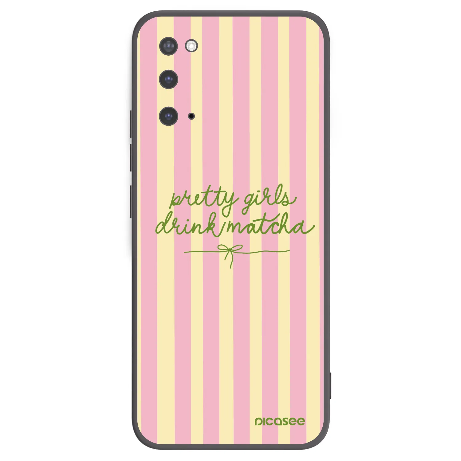Picasee silikónový čierny obal pre Samsung Galaxy S20 G980F - Pretty matcha