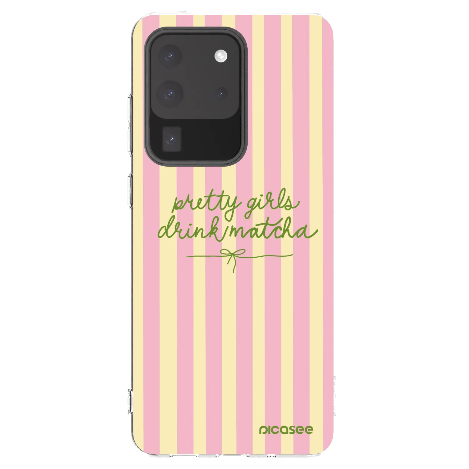 Picasee silikónový prehľadný obal pre Samsung Galaxy S20 Ultra 5G G988F - Pretty matcha