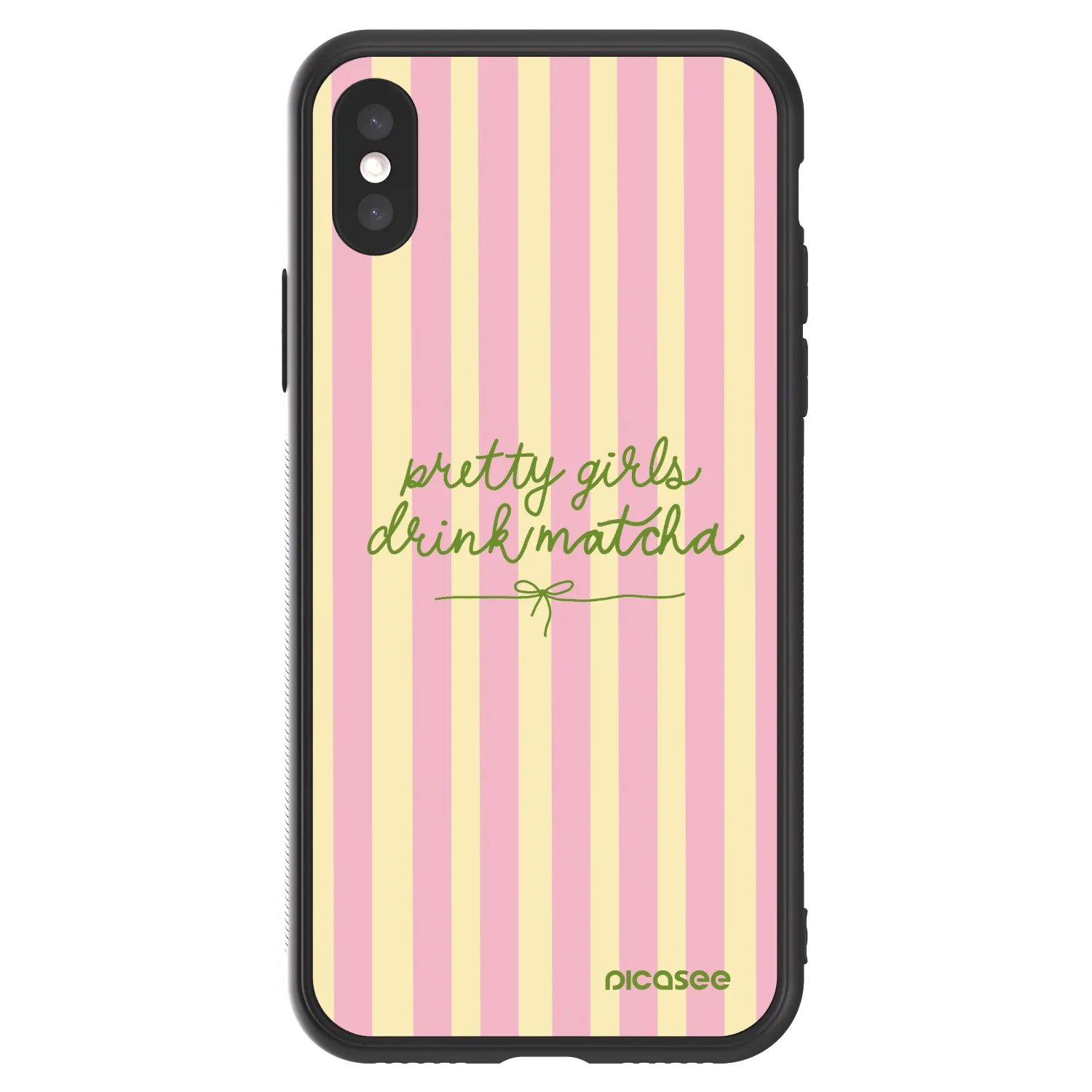 Picasee ULTIMATE CASE pro Apple iPhone X/XS - Pretty matcha