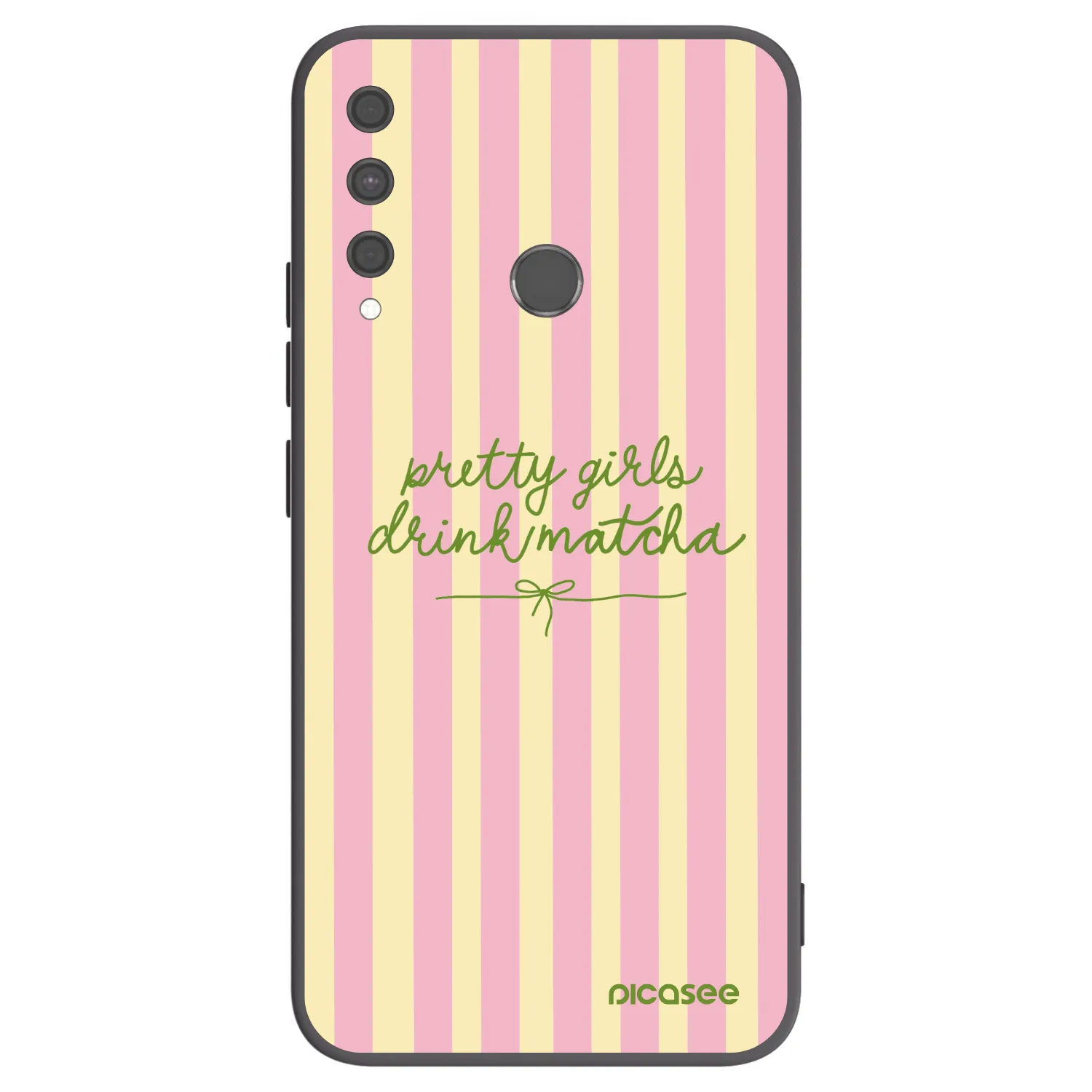 Picasee silikónový čierny obal pre Huawei P40 Lite E - Pretty matcha