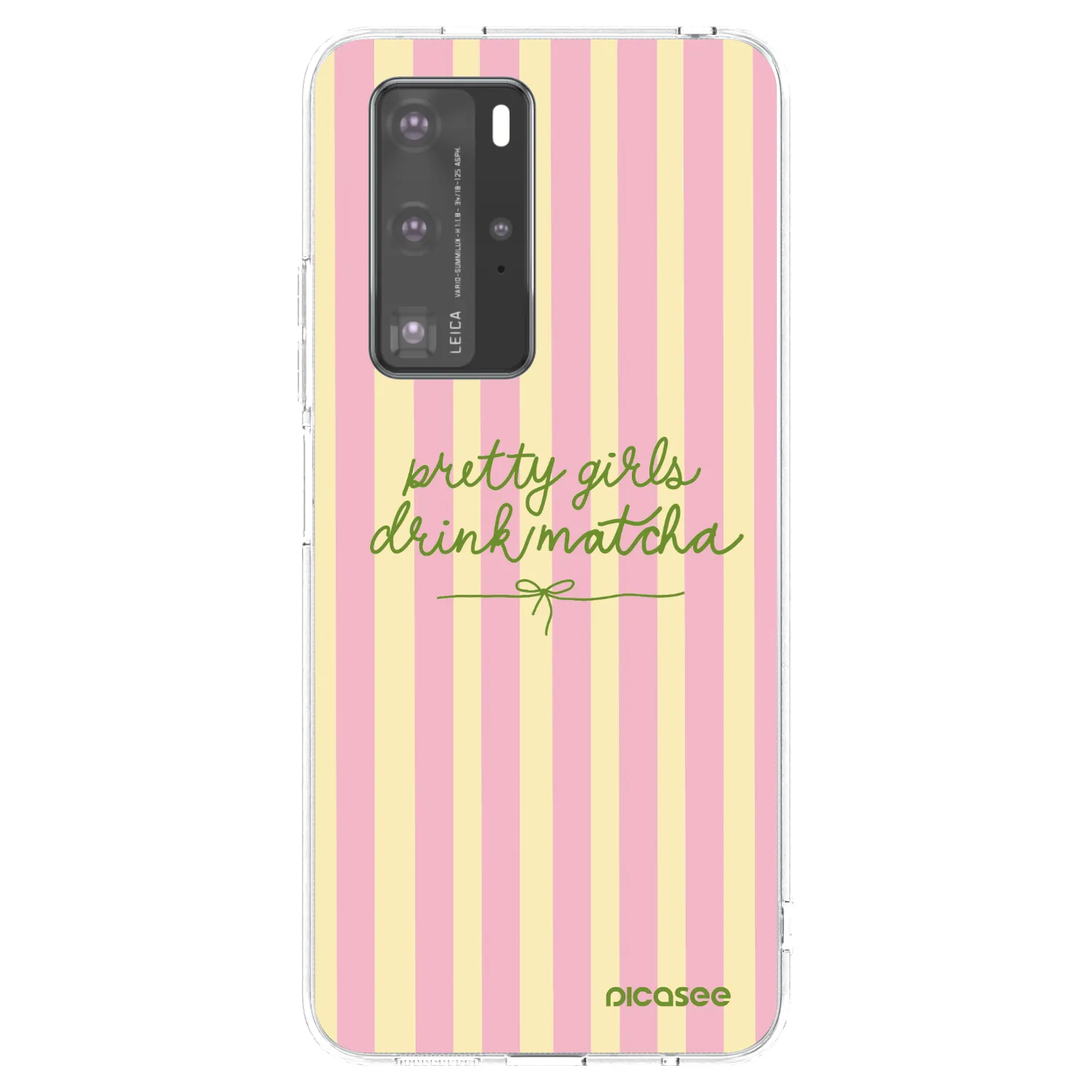 Picasee silikónový prehľadný obal pre Huawei P40 Pro - Pretty matcha