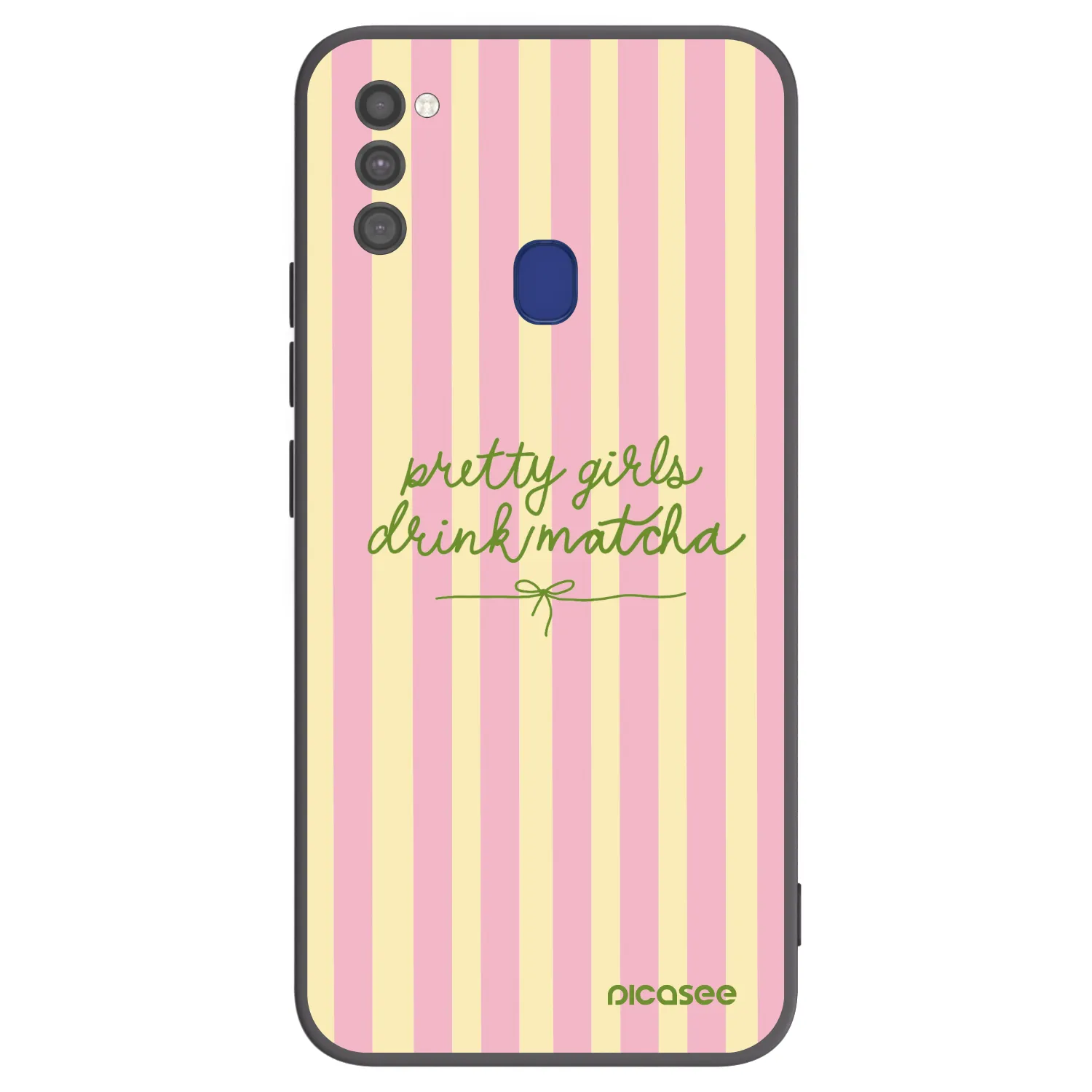 Picasee silikónový čierny obal pre Samsung Galaxy M21 M215F - Pretty matcha