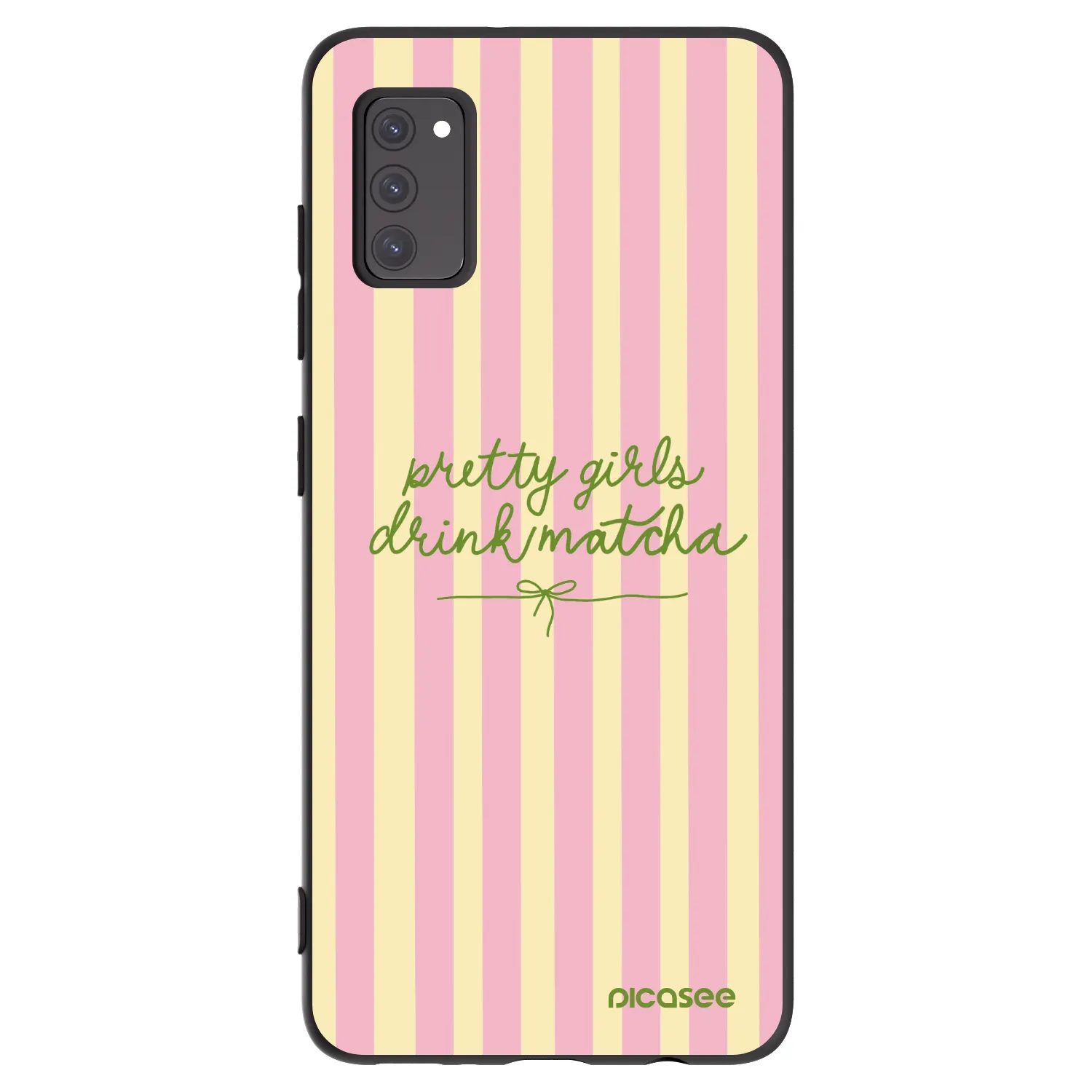 Picasee silikónový čierny obal pre Samsung Galaxy A41 A415F - Pretty matcha