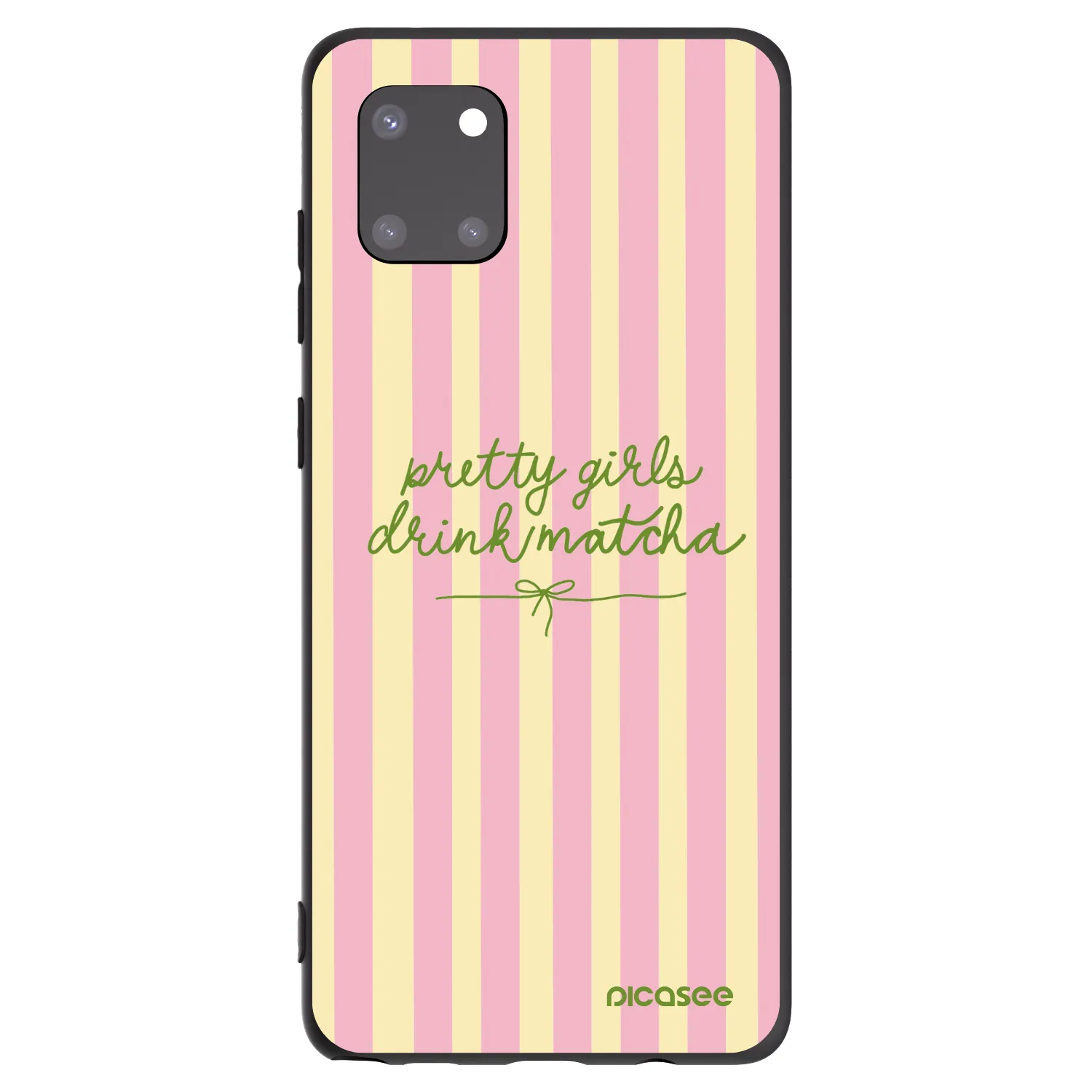 Picasee silikónový čierny obal pre Samsung Galaxy Note 10 Lite N770F - Pretty matcha