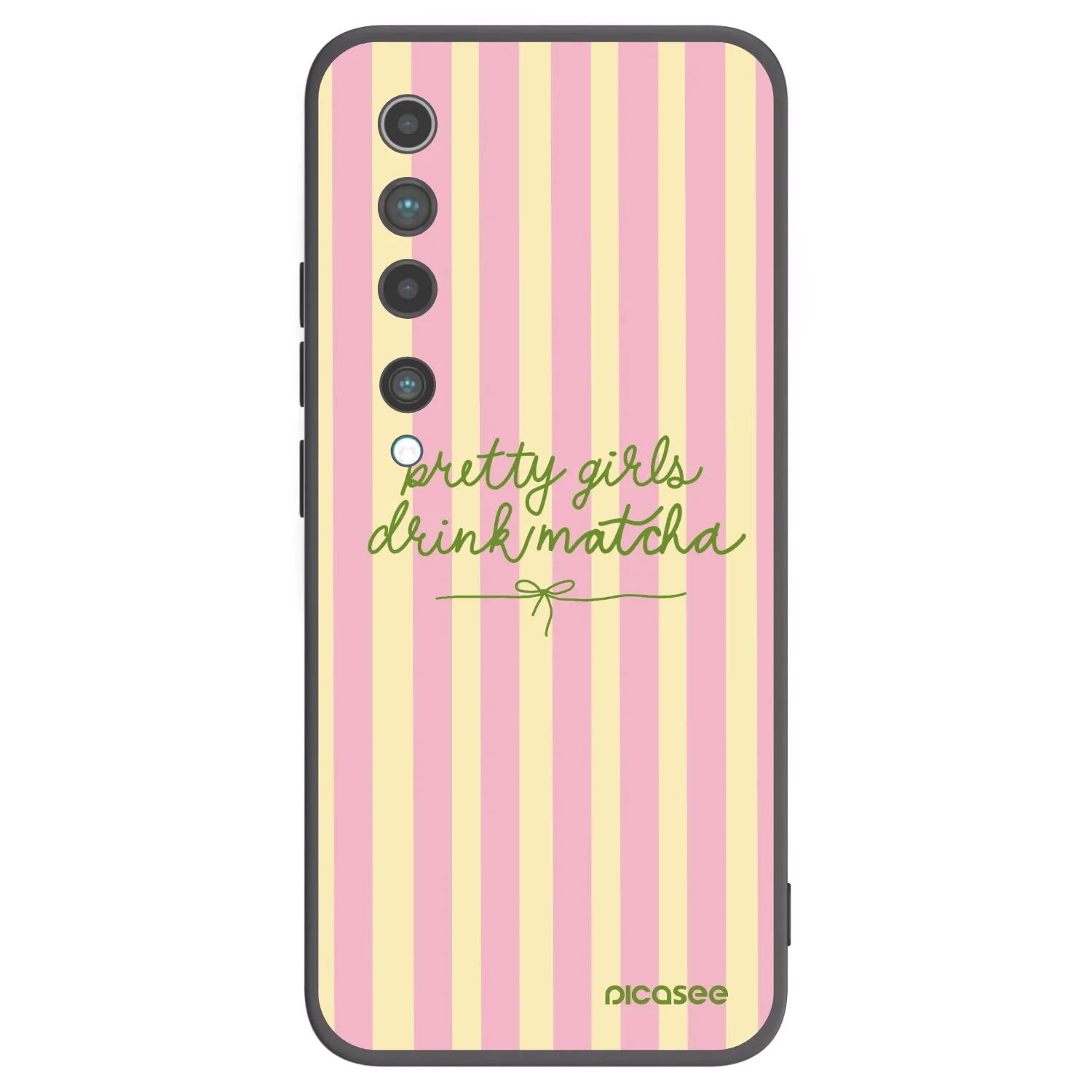 Picasee silikónový čierny obal pre Xiaomi Mi 10 - Pretty matcha