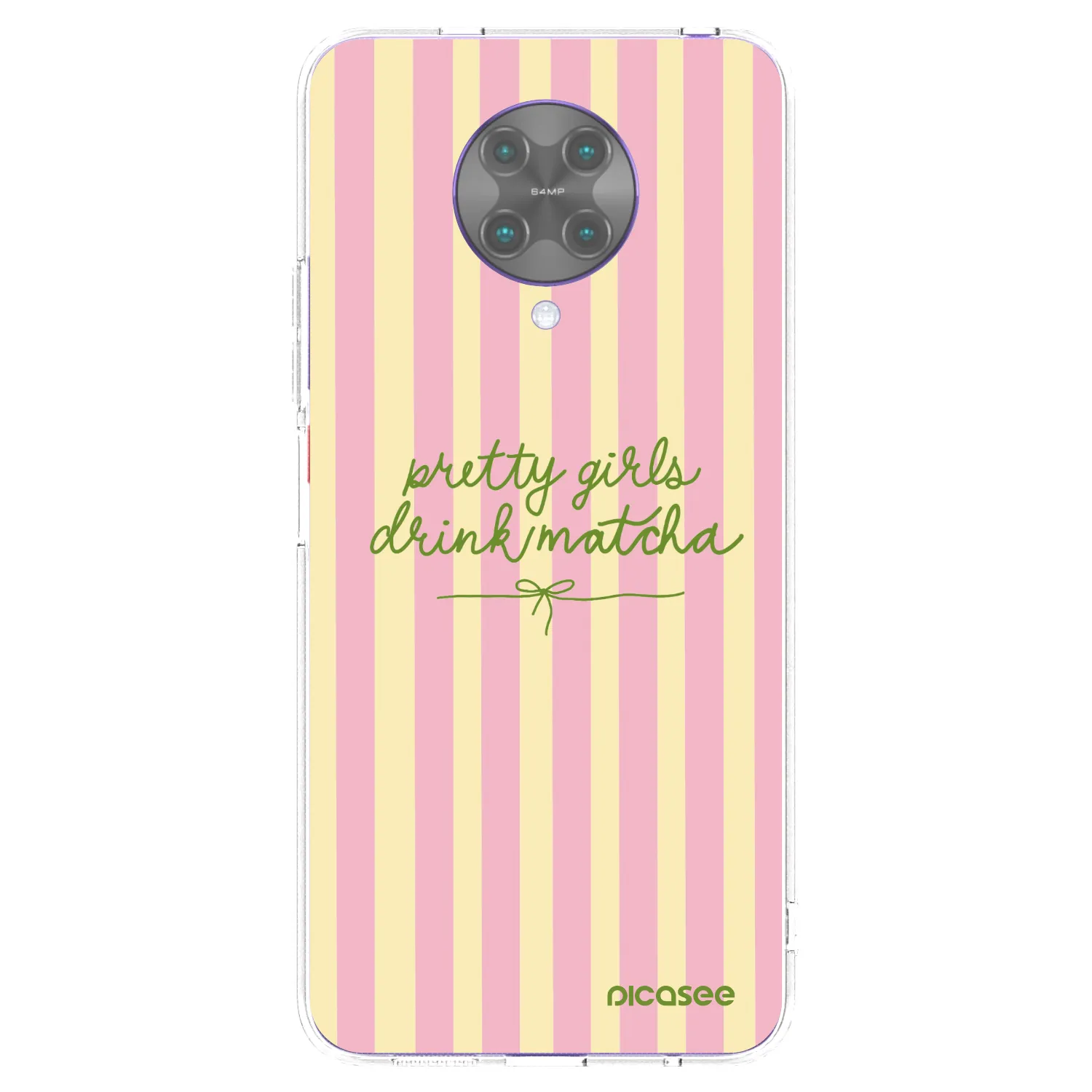 Picasee silikónový prehľadný obal pre Xiaomi Poco F2 Pro - Pretty matcha