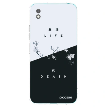 Picasee silikónový čierny obal pre Xiaomi Redmi 9A - Živý - Mŕtvy