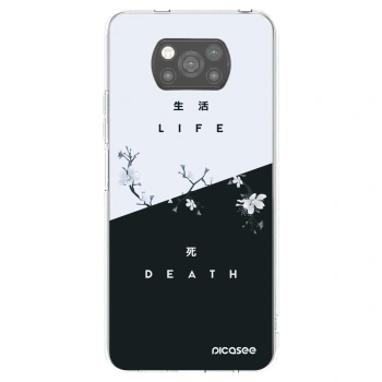 Picasee silikónový čierny obal pre Xiaomi Poco X3 - Živý - Mŕtvy