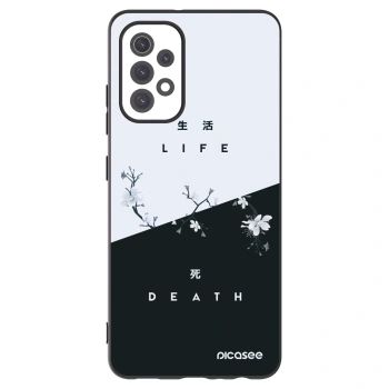 Picasee silikónový čierny obal pre Samsung Galaxy A32 5G A326B - Živý - Mŕtvy
