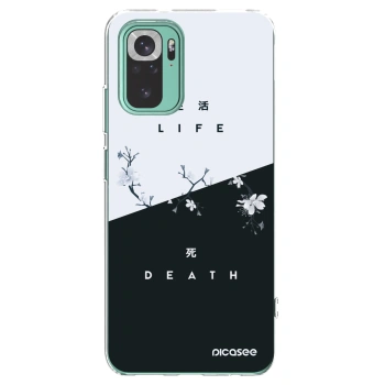 Picasee silikónový prehľadný obal pre Xiaomi Redmi Note 10 Pro - Živý - Mŕtvy