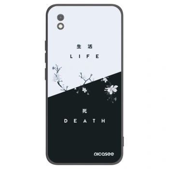 Picasee silikónový čierny obal pre Xiaomi Redmi 9AT - Živý - Mŕtvy