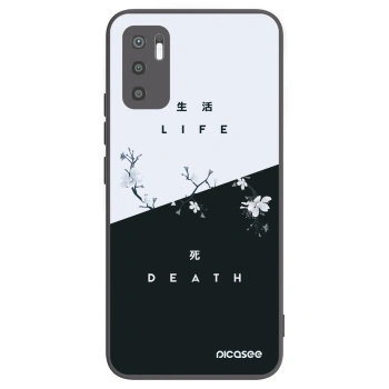 Picasee silikónový čierny obal pre Xiaomi Redmi Note 10 5G - Živý - Mŕtvy