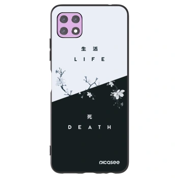 Picasee silikónový čierny obal pre Samsung Galaxy A22 A226B 5G - Živý - Mŕtvy