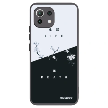 Picasee silikónový čierny obal pre Xiaomi 11 Lite 5G NE - Živý - Mŕtvy