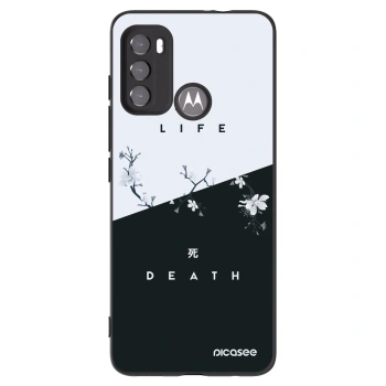 Picasee silikónový čierny obal pre Motorola Moto G60 - Živý - Mŕtvy