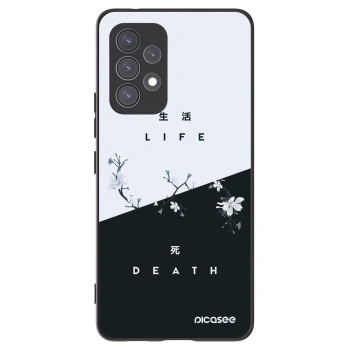 Picasee silikónový čierny obal pre Samsung Galaxy A53 5G A536 - Živý - Mŕtvy