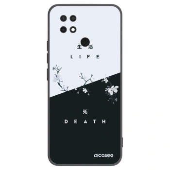 Picasee silikónový čierny obal pre Xiaomi Redmi 10C - Živý - Mŕtvy