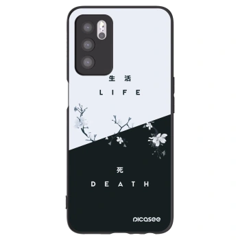 Picasee silikónový čierny obal pre OPPO A16s - Živý - Mŕtvy