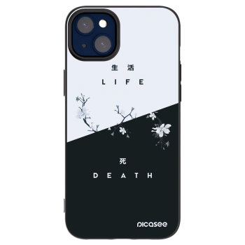 Picasee silikónový čierny obal pre Apple iPhone 14 Plus - Živý - Mŕtvy