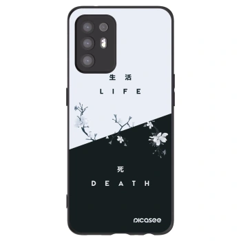 Picasee silikónový čierny obal pre OPPO A94 5G - Živý - Mŕtvy