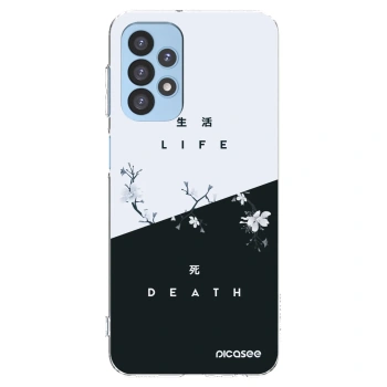 Picasee silikónový prehľadný obal pre Samsung Galaxy A23 A235F 4G - Živý - Mŕtvy