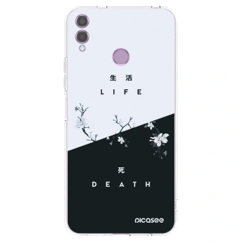 Picasee silikónový prehľadný obal pre Honor 8X - Živý - Mŕtvy